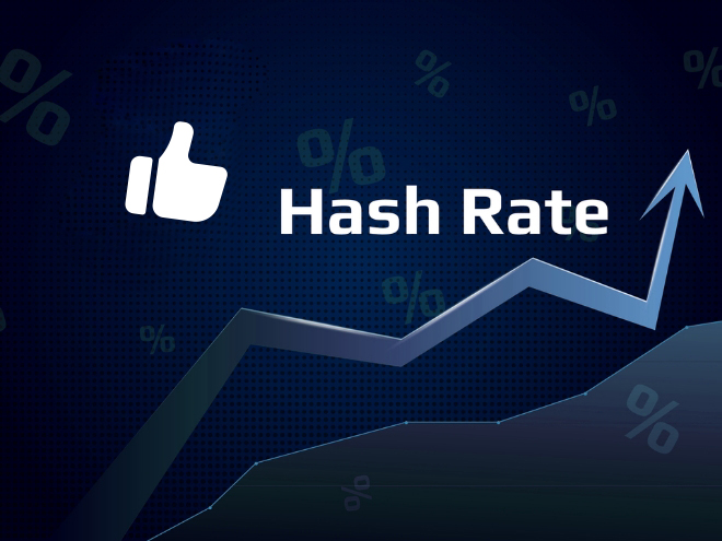Hash rate is increasing